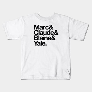 WED Fab Four - Marc Claude Blaine Yale Kids T-Shirt